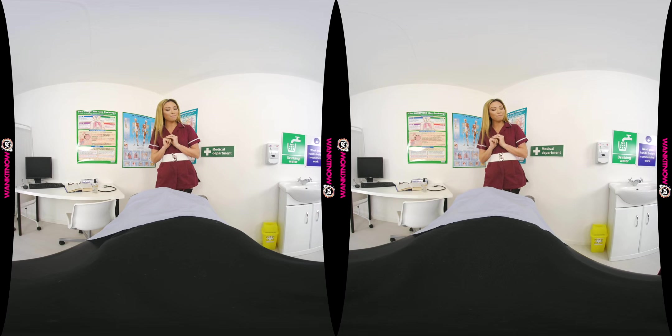 Cum Training Part 2 - British Nurse Fetish Tommy Torso Blowjob In The Doctors Office