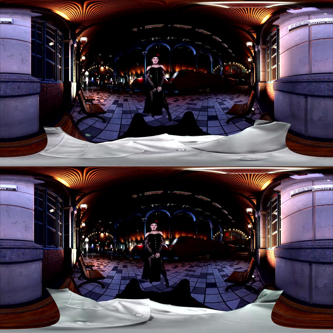 Bobbi Dylan in Train Station Fantasy - EvilEyeVR