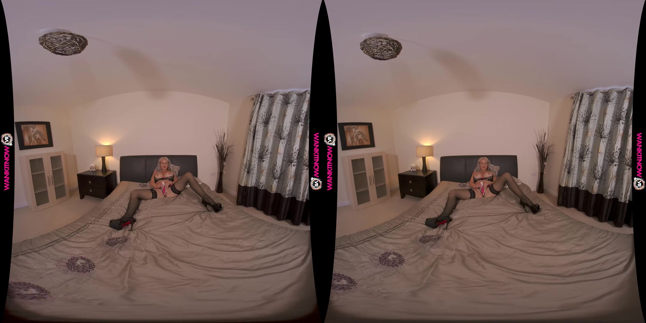 Girlfriend Experience - Big Tit British Babe Solo on the Bed
