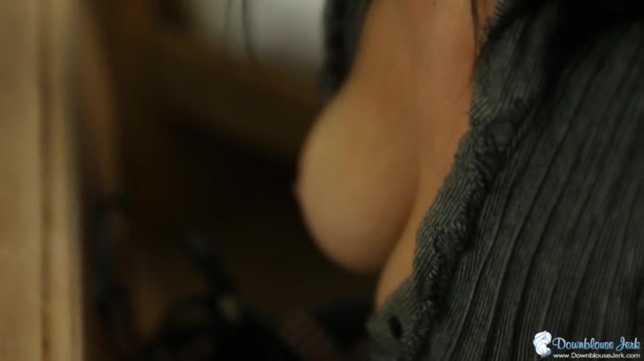 Charlie Elaine in Nippy Night Out - DownblouseJerk
