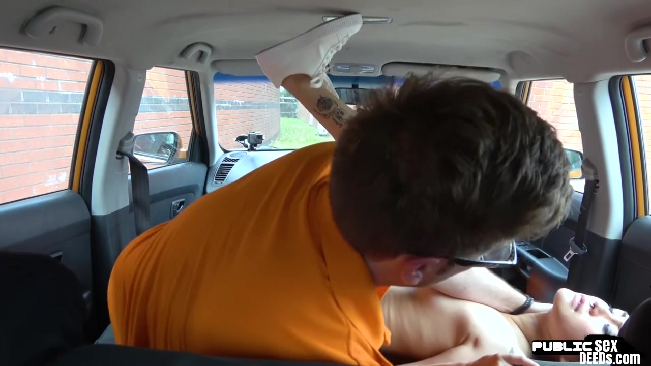 Driving Asian babe pussy nailed by instructor after blowjob
