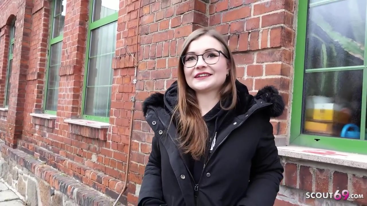 Tiny Emily - German Small Glasses Student 18+ Pick Up And Talk To Casting Fuck