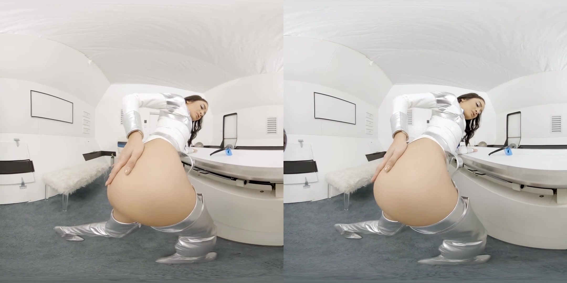 Naughty Astronaut - Cute Young Babe Solo Costume Play