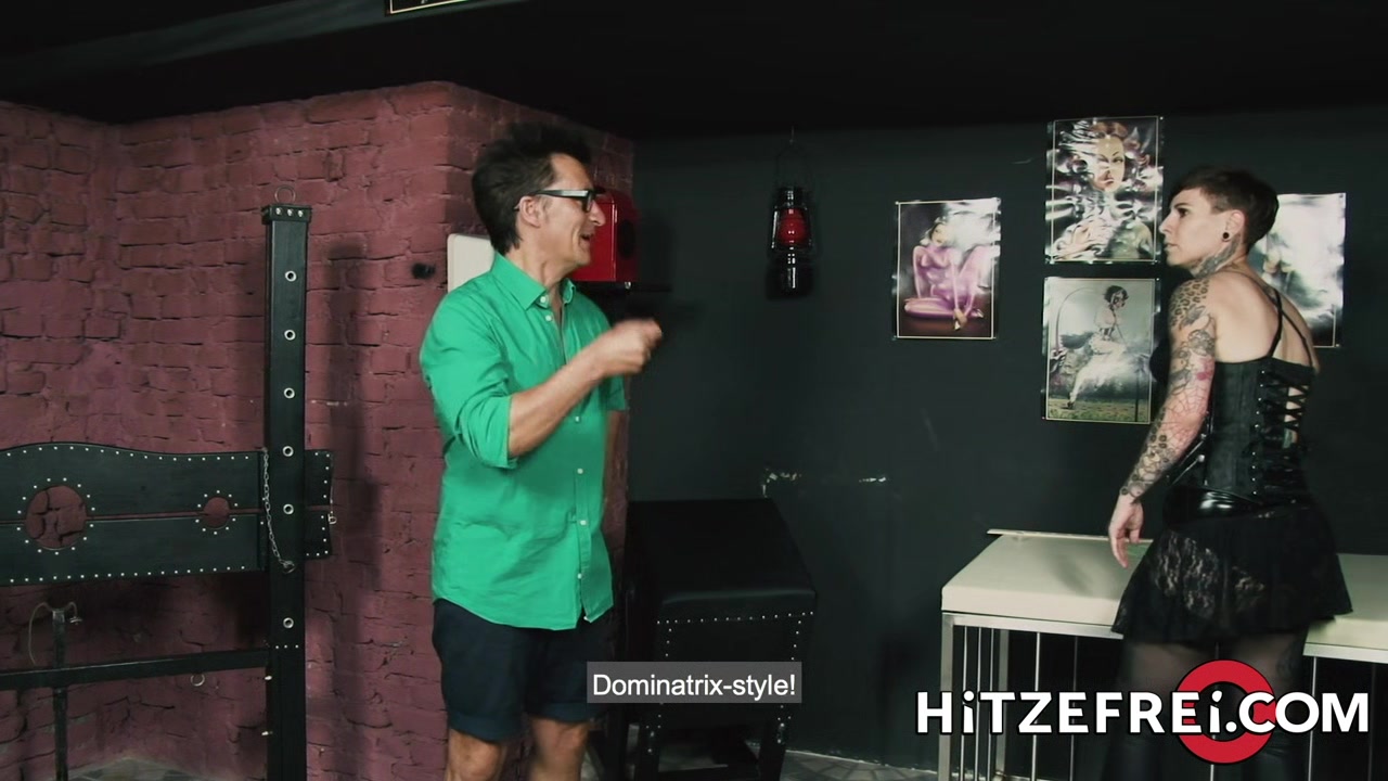 HITZEFREI Tattooed German MILF milking a big cock