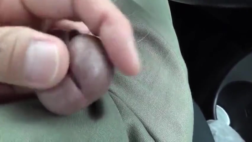 Old Man Erects A Penis In The Parking Lot Of Shopping Center