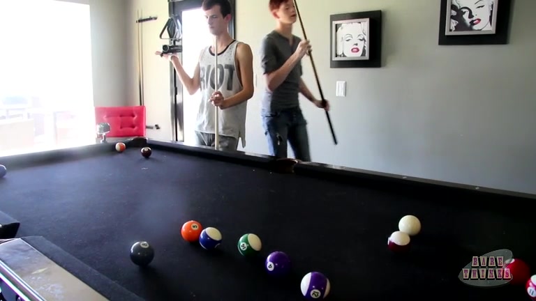 Hard And Meaty Pool Cues At The Ready! - Elijah Young, Jasper Robinson, Tyler Thayer - BoyCrush
