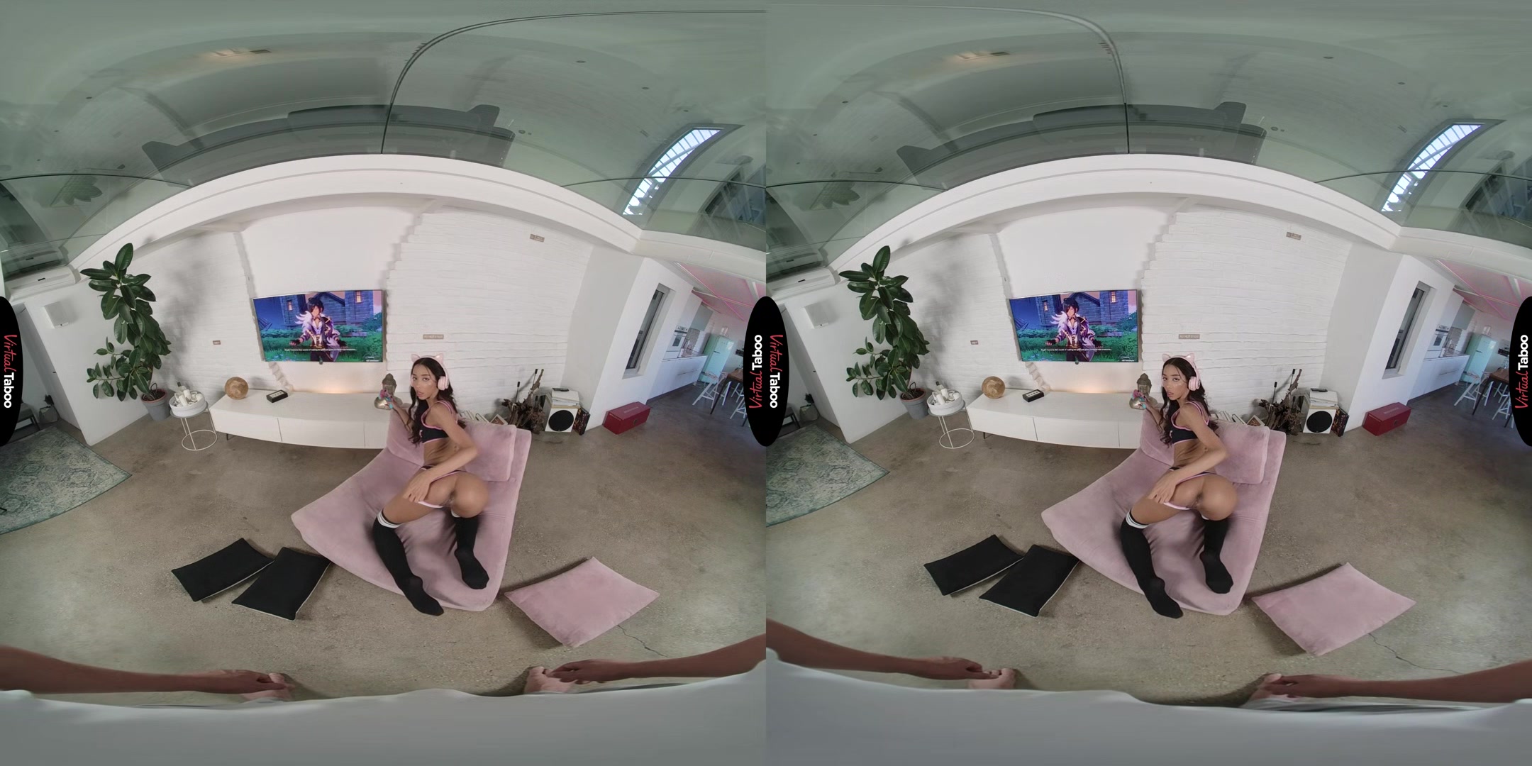 Lia Lin VR Porn: We Play A Game You Cum - I Win - VirtualTaboo
