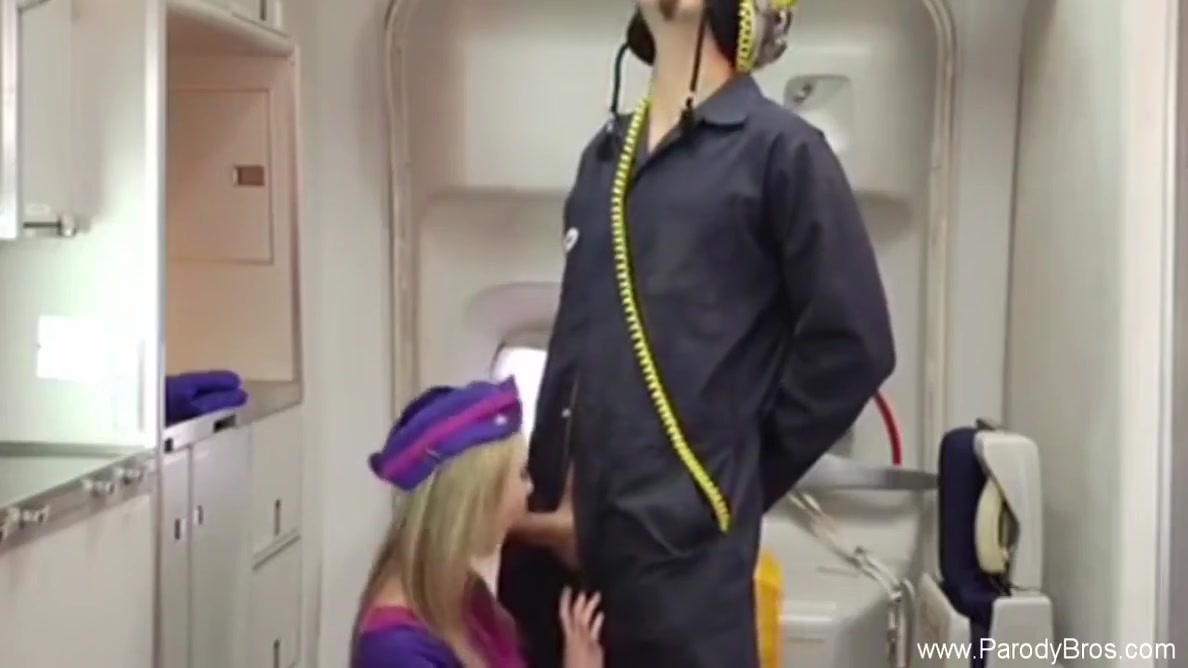 Airline Fuck With Horny Flight Attendants In Flight Fuck