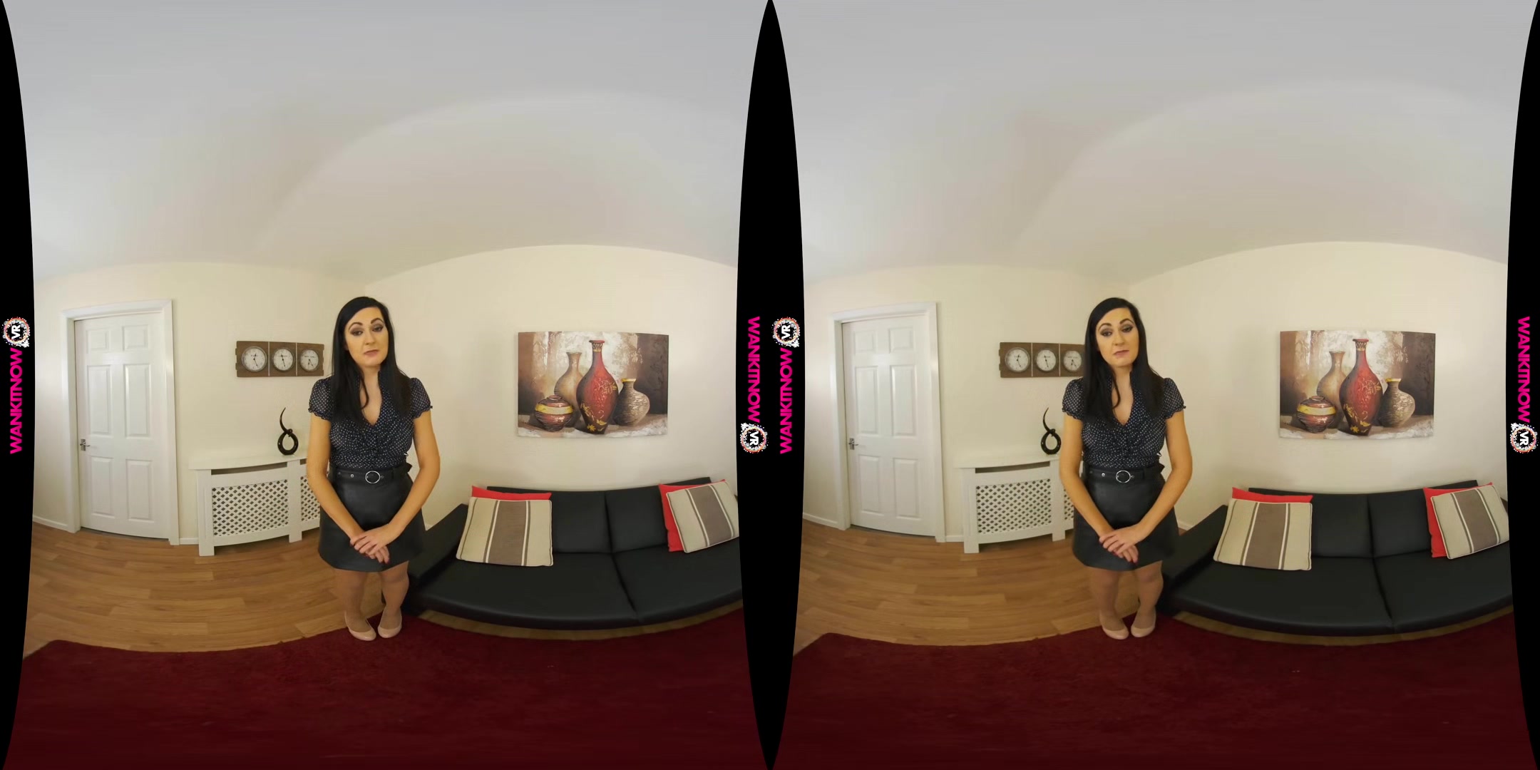 One Dirty Fucker - Busty Brunette Landlady Striptease