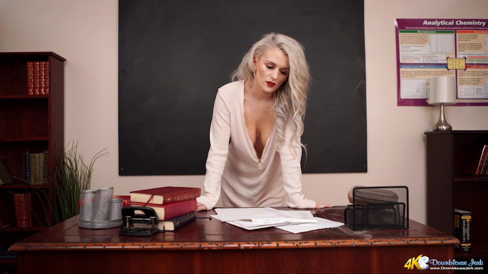 Dolly in College Distractions - DownblouseJerk
