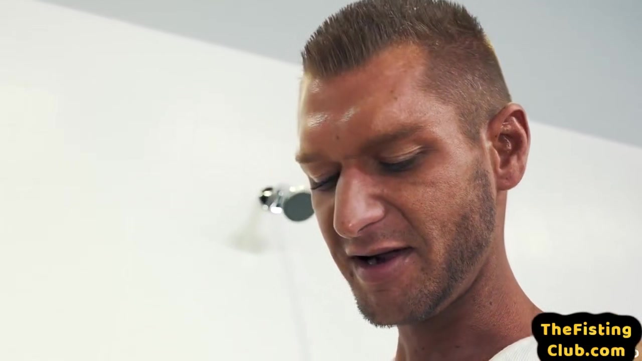 Fisting Hunk Fucks Skinny Ass With Foot After Anal Fist