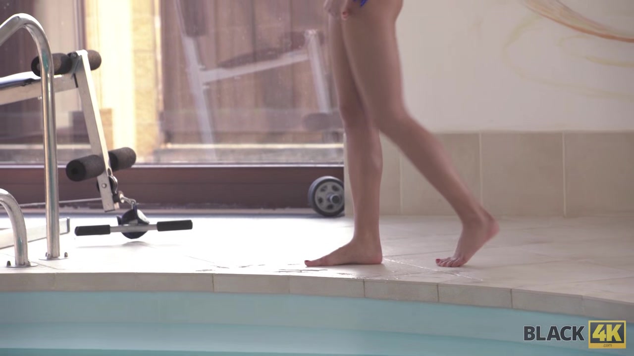 Black4K. Swimming coach with huge cock fucks lovely teen 18+ lassie