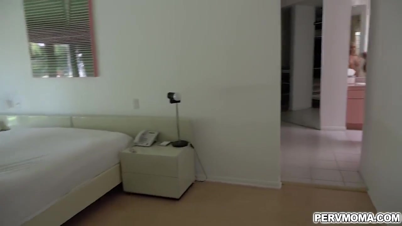 Honey Blossom In Sucking Her Stepsons Cock Until He