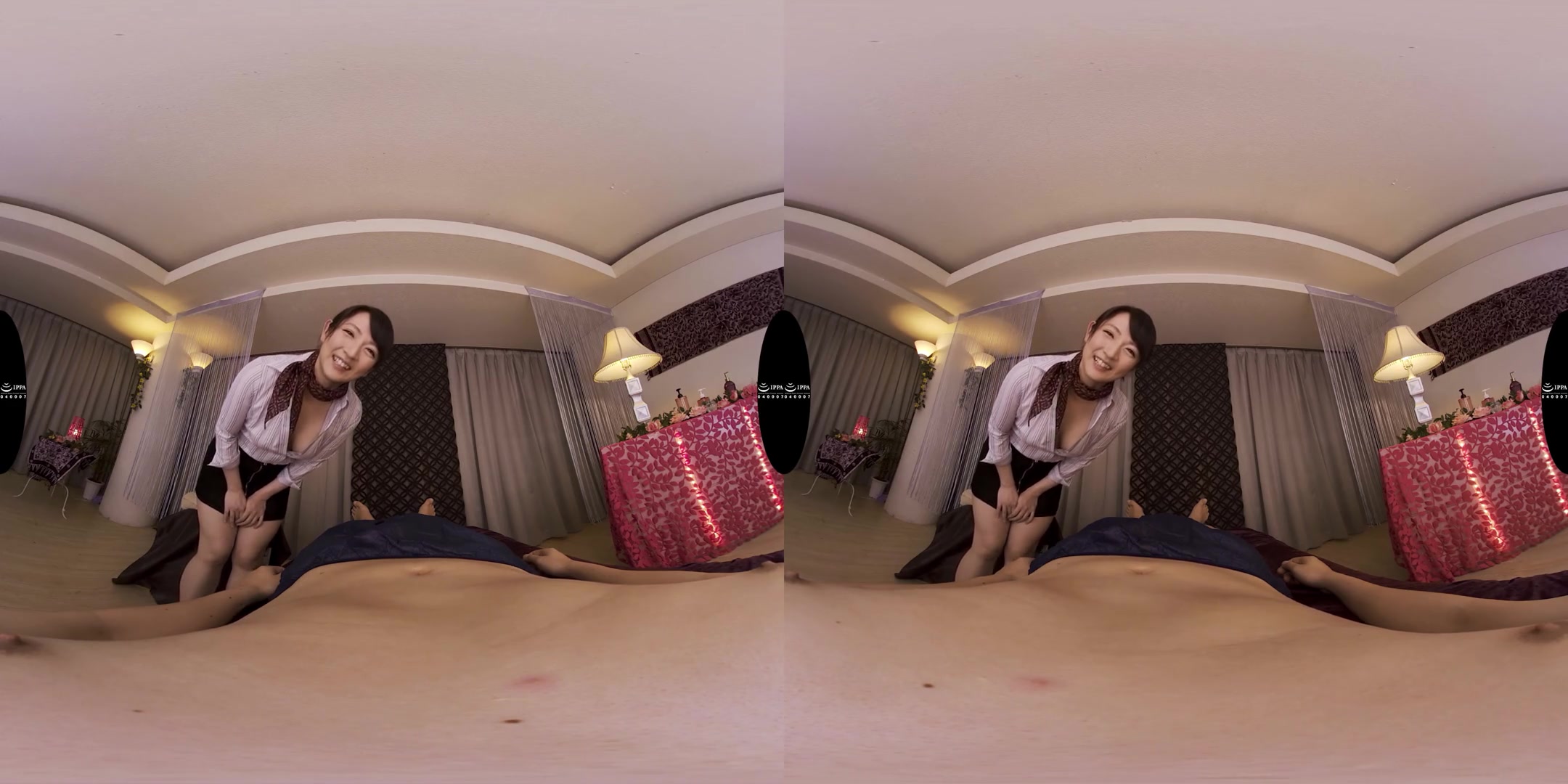 Using the G-Cup Body of your Erotic Esthetician; Big Tits Japanese Massage Parlor Happy Ending and Hardcore Sex