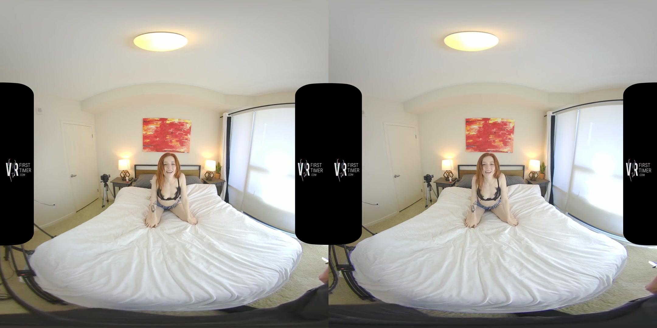 Madi Collins First Time VR Scene