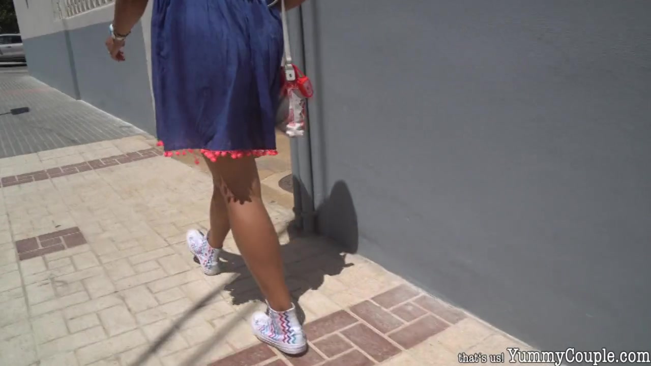Cum Hungry At The Beach Public Cumshot In Panties - Sex Movies Featuring Yummycouple