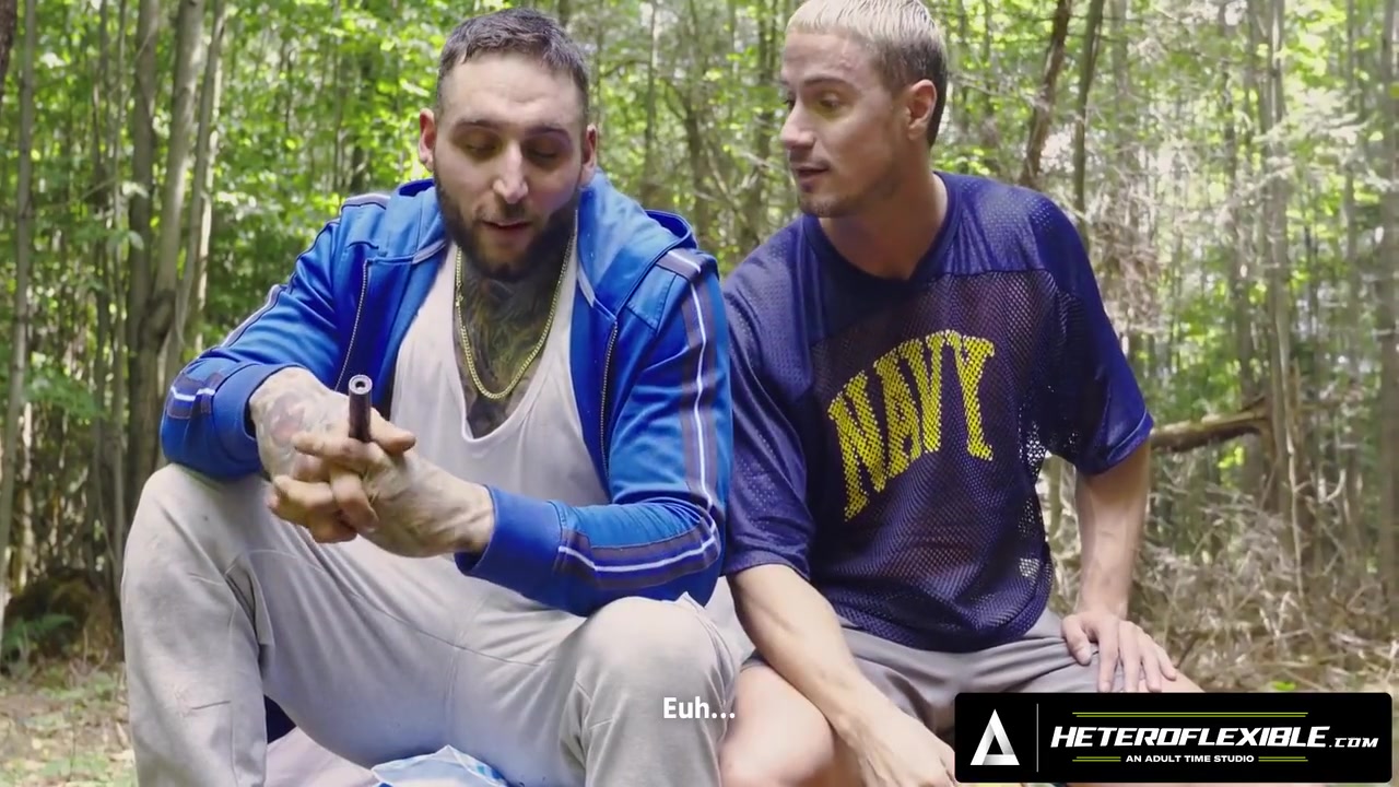 Curious Str8 Hunks Fuck In The Woods - French Subtitles With Tony D Angelo And Skyy Knox