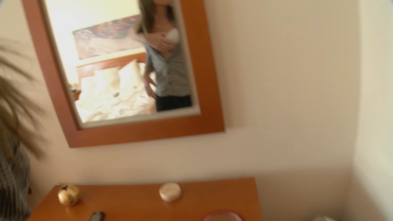 Youthful beauty sucks and masturbates