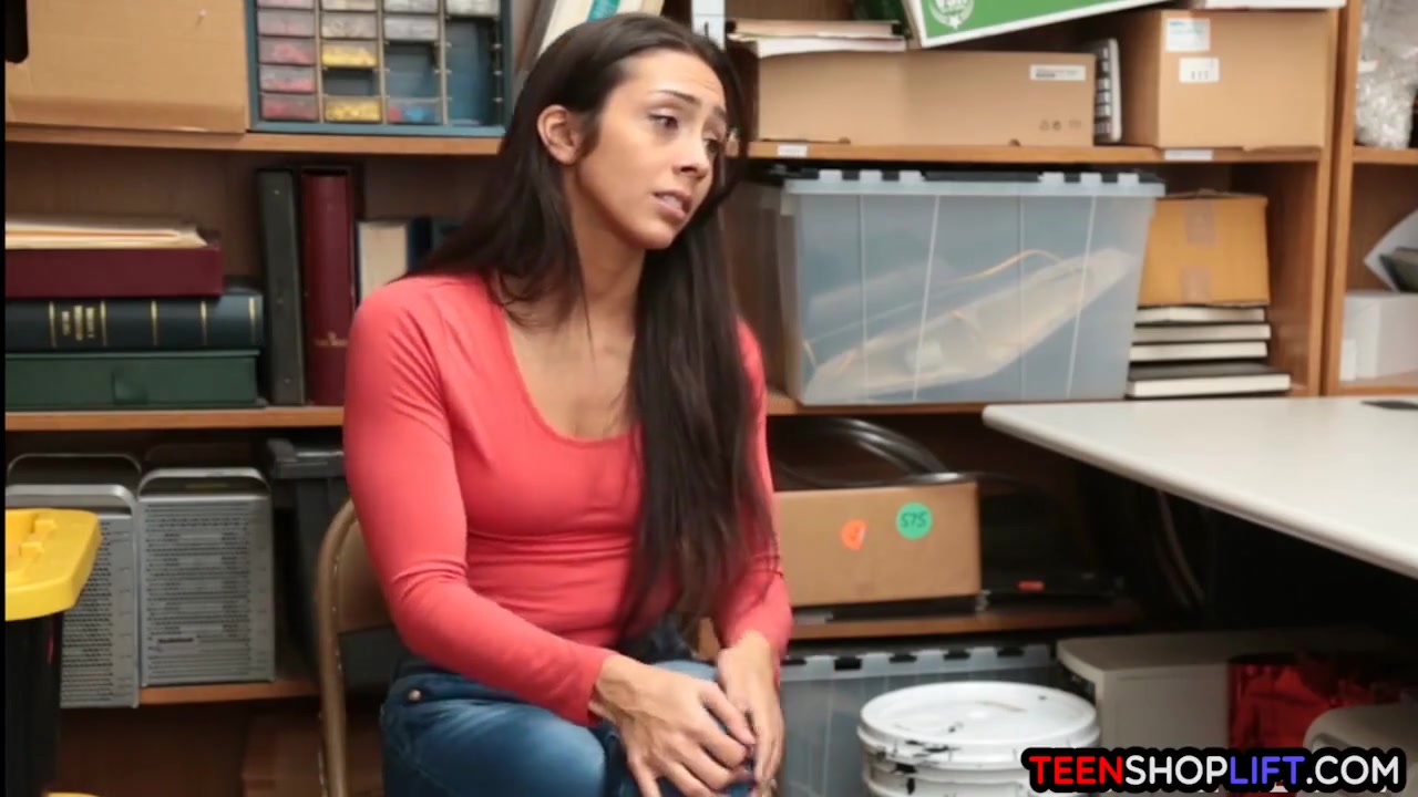 Busted Latina teen 18+ Thief Sucks And Fucks To Go Free