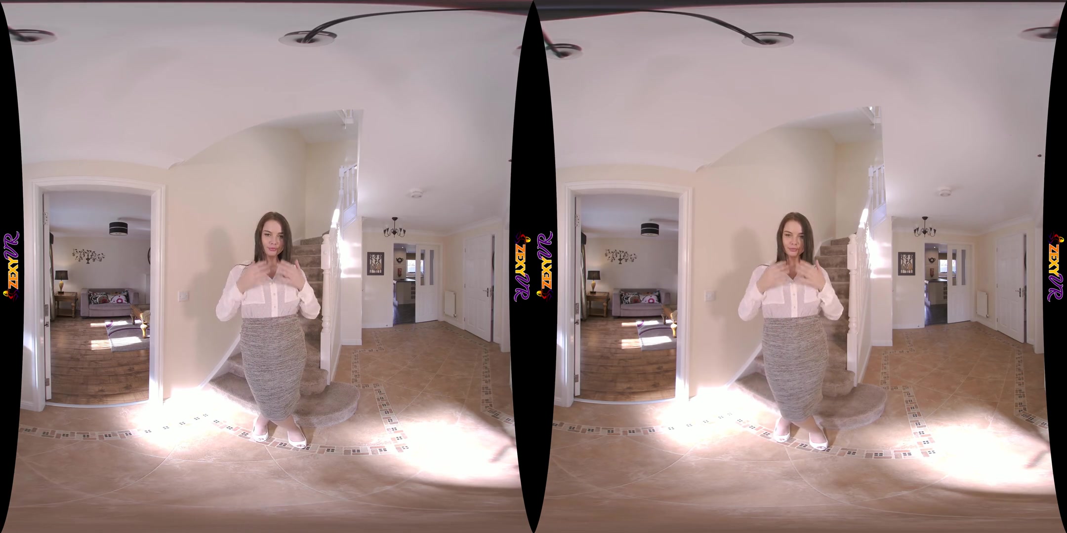 Play Before Work - Big Tits MILF Striptease - SexLikeReal