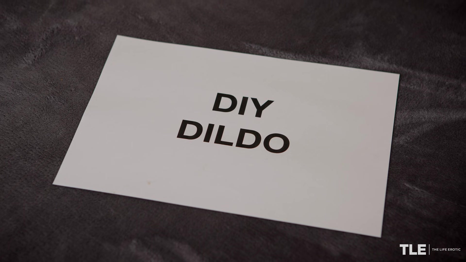DIY Dildo 2 - Gina Snow