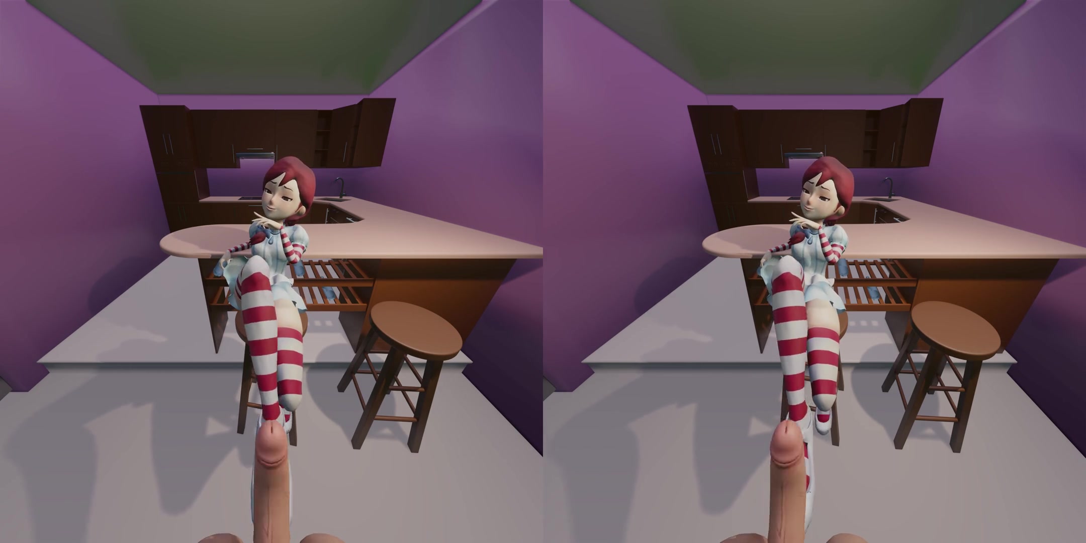 Wendy Footjob - Cute Cosplay CGI - VRAnimeTed - SexLikeReal