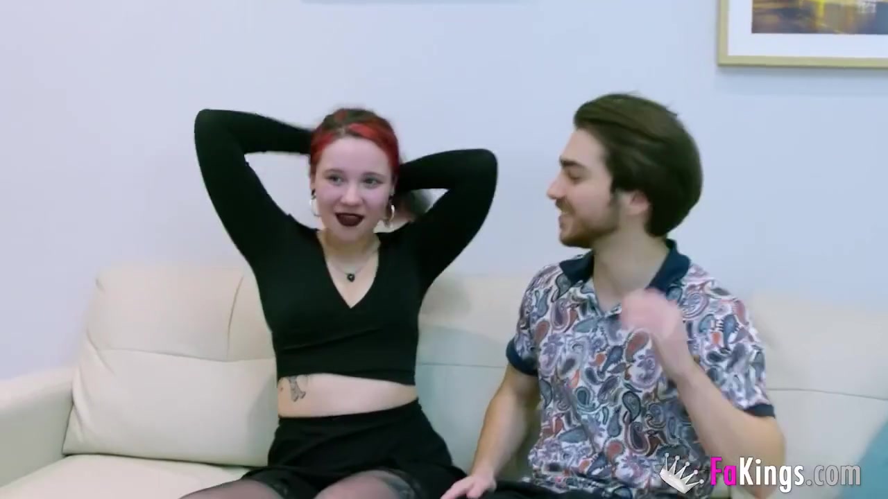 This Cute Redhead Is Masturbating Herself Before Her Great Fuck