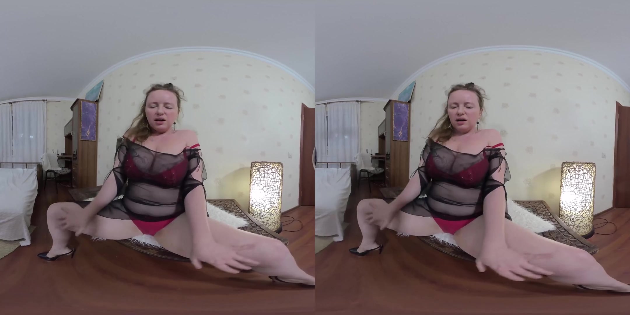 Very Big Tits Milf EvaWhite With Lash - Busty BBW GILF Solo