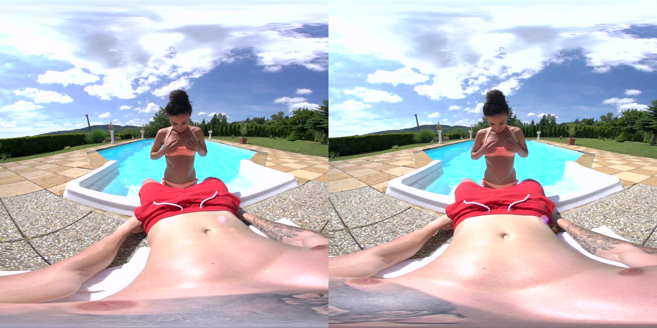 Rosaline Rose in Rosaline Rose Has Sex By The Pool - RealityLovers