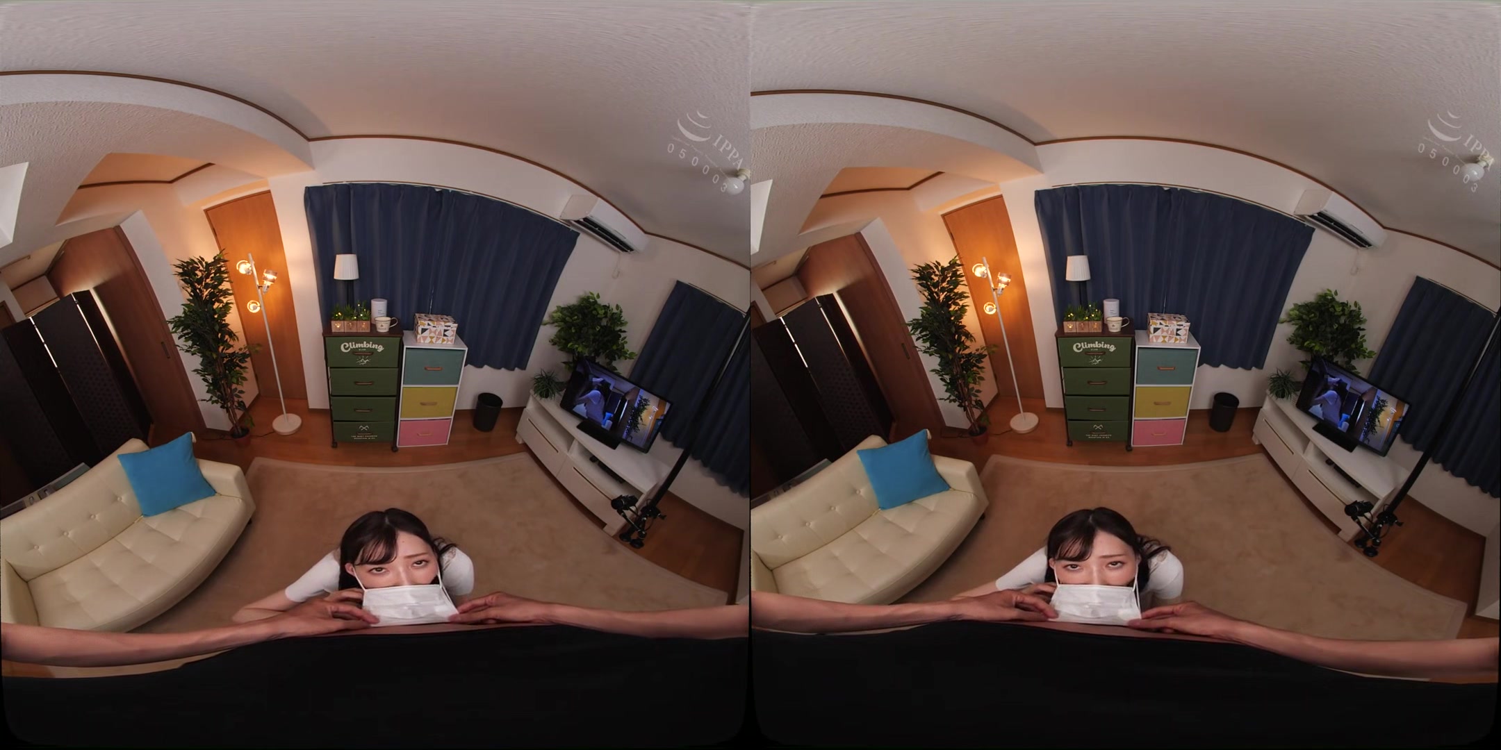 Mask Girl VR - Asian Teen POV Riding Dick - SexLikeReal