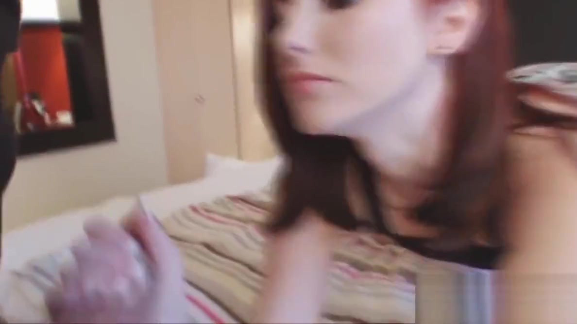Perky redhead teen 18+ blows on all four