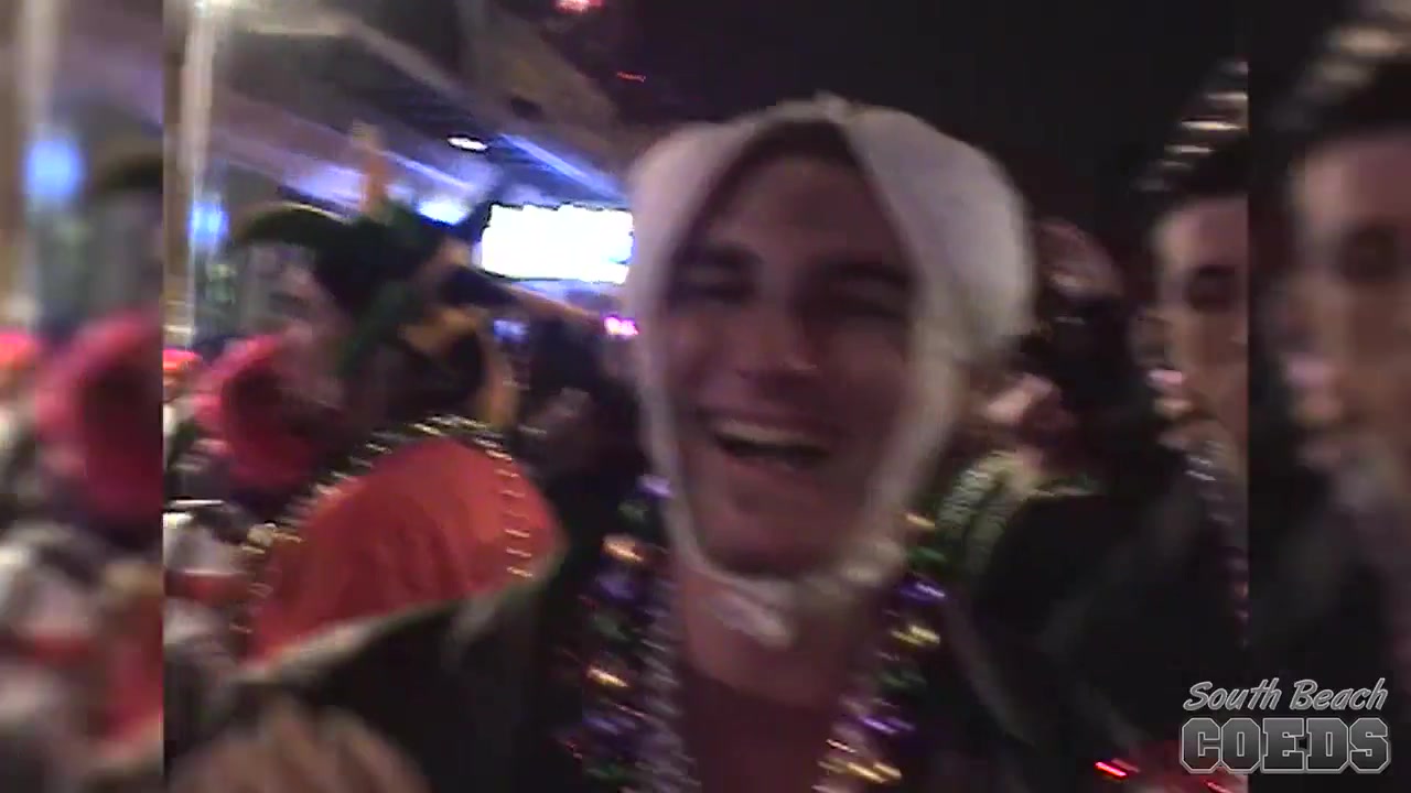 Mardi Gras 2008 Craziness on Bourbon Street - SouthBeachCoeds