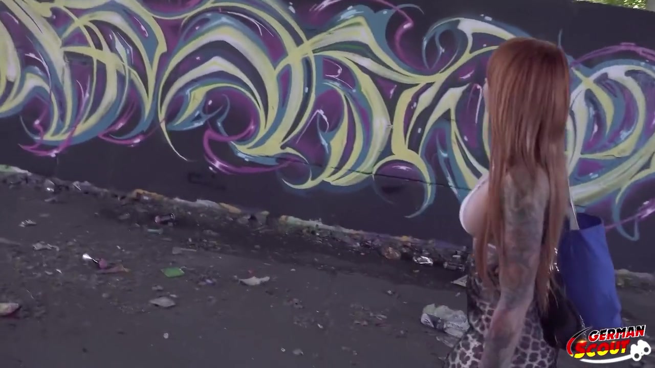 German Tattoo In Risky Anal Sex Casting With German Redhead Tattoo Model Obviously Peachy