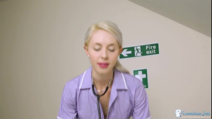 Ashleigh Doll in Administered Downblouse - DownblouseJerk