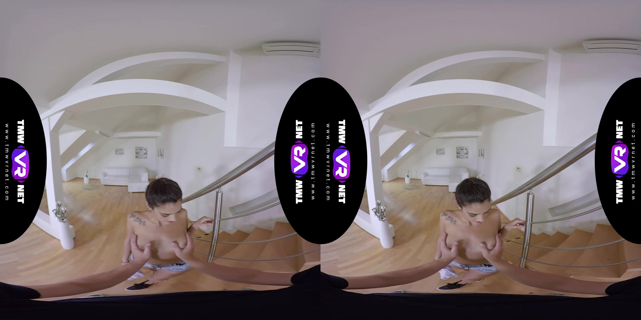Tattoed Punk Girl Seduced A Horny Guy In Vr - Hardcore Cumshot