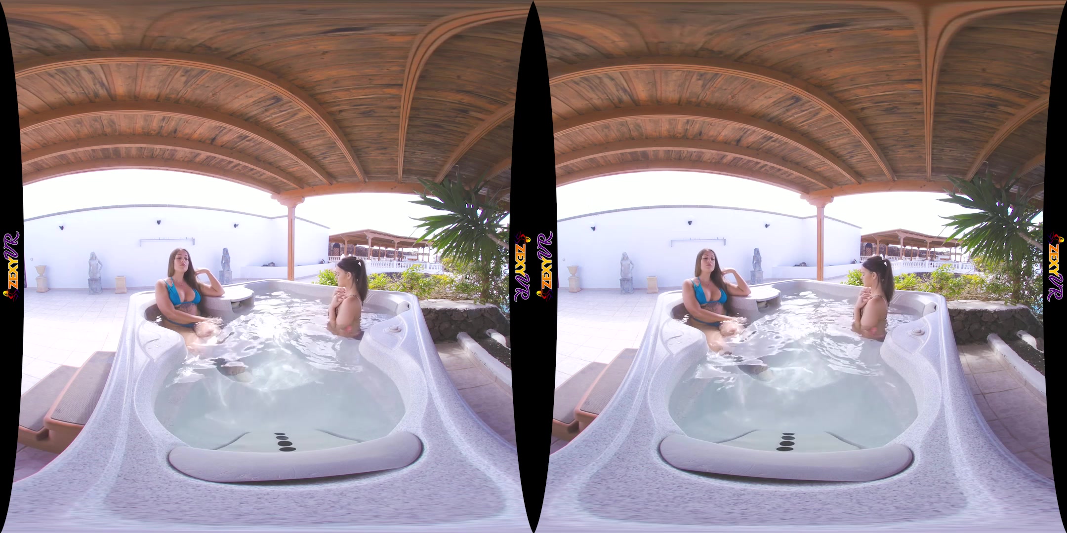 Hot Tub Beauties featuring Amelia B, Jane - ZexyVR