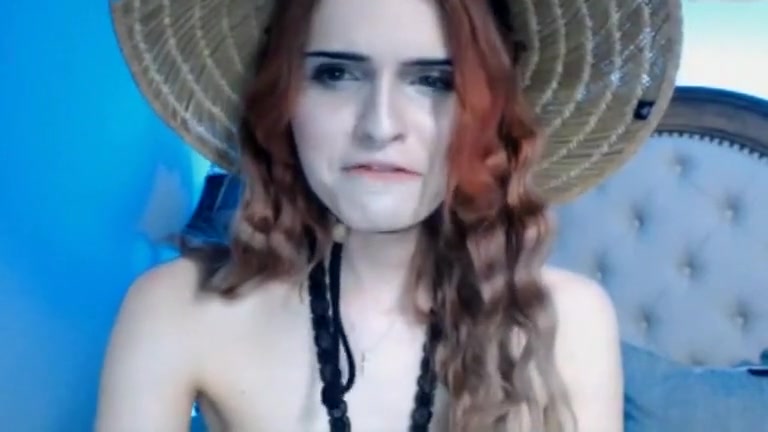 Horny Shemale Wanking Her Dick So Hard On Cam