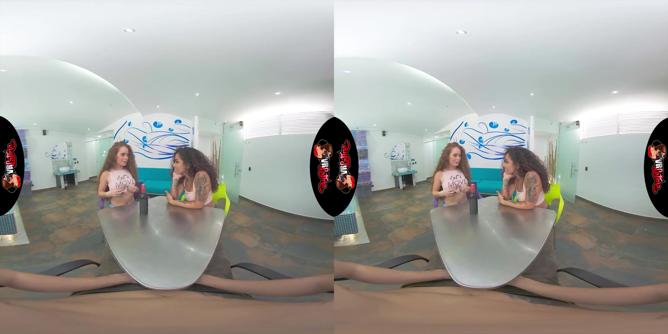 Alejandra Zapata & Karina Rojo in Chocolate Orange - VRLatina