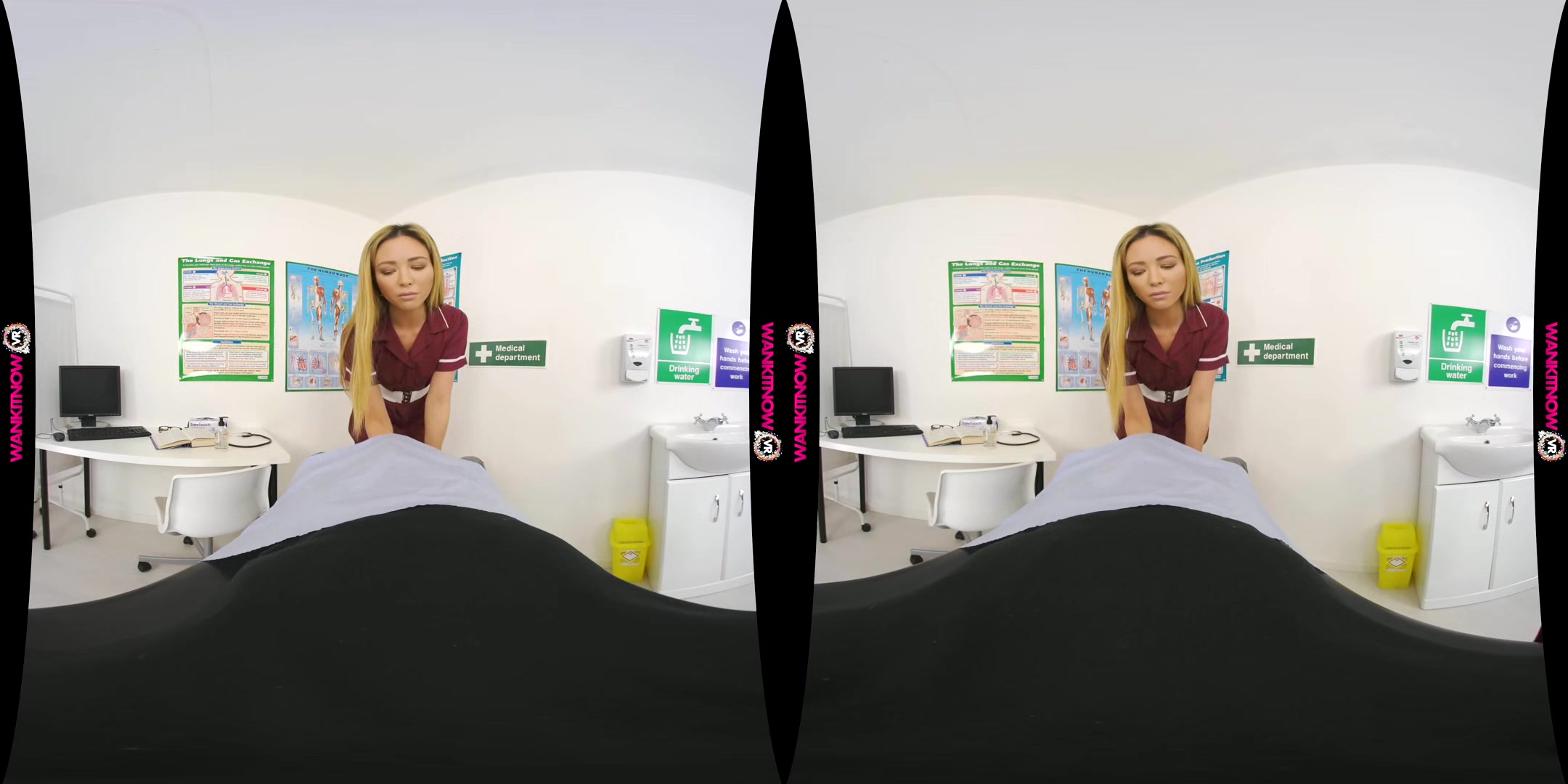 Cum Training Part 2 - British Nurse Fetish Tommy Torso Blowjob In The Doctors Office