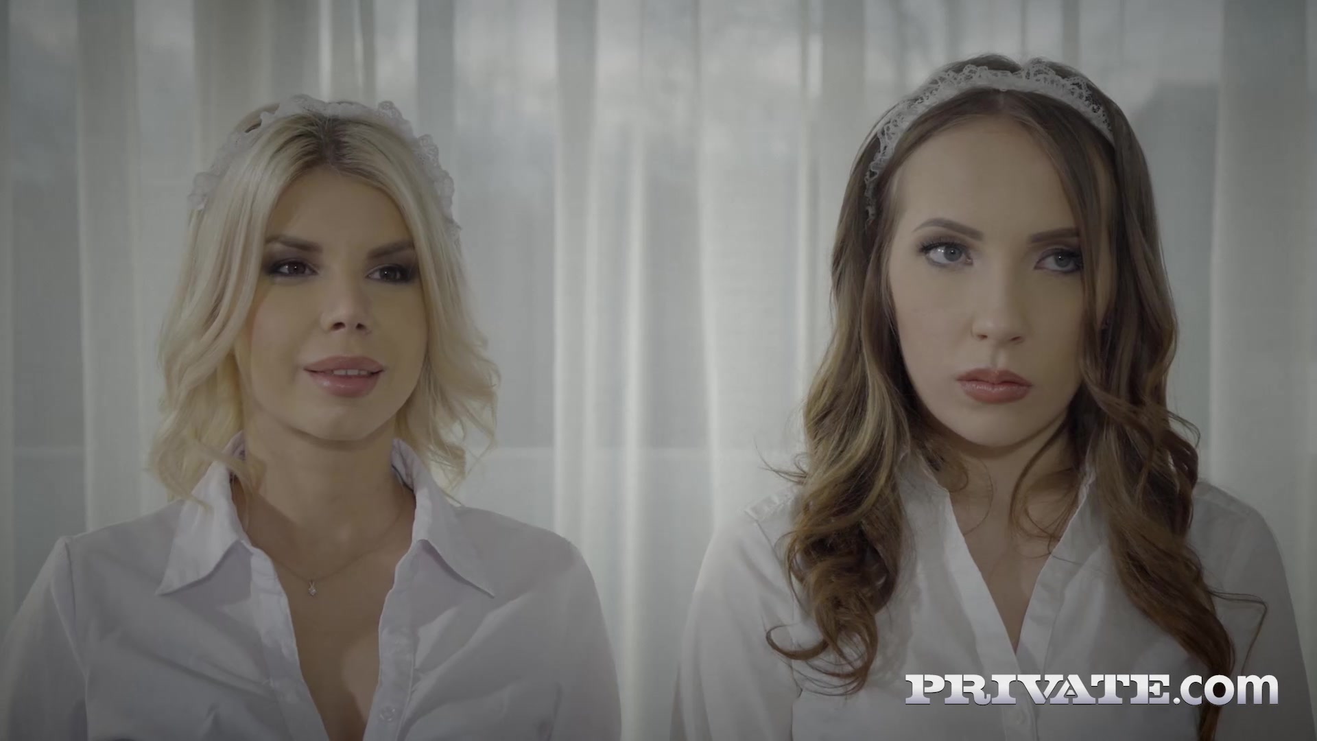 Hot Maids Olivia Sin and Lina Mercury Star in Anal Threesome