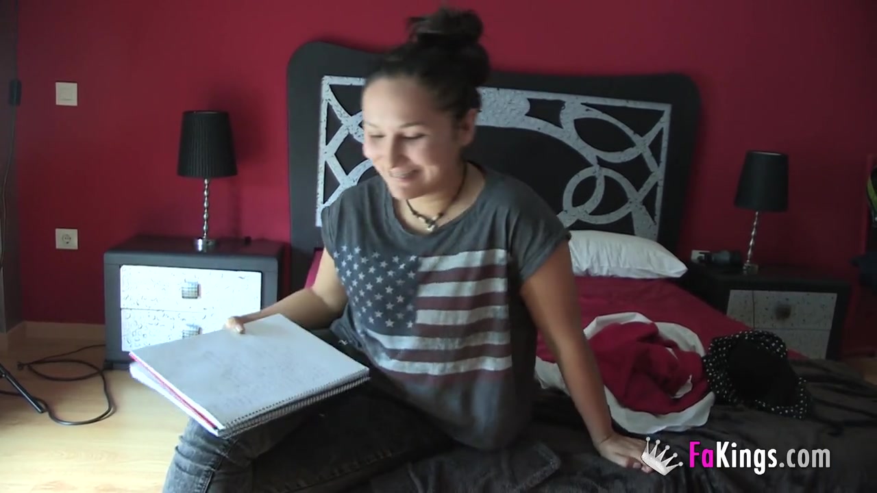 While fucking, she calls a guy who starts gettin horny