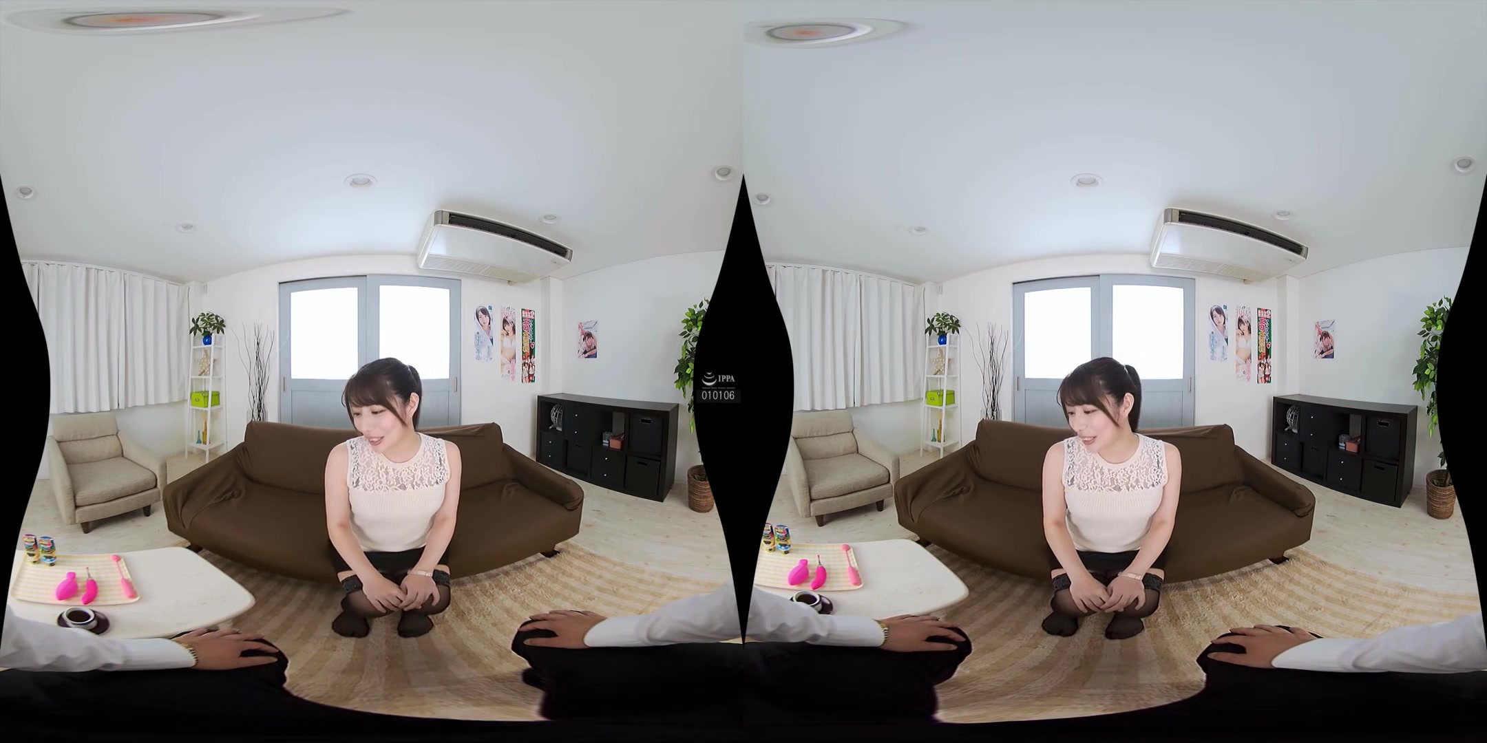 Tempted by the Secretary Creampie Sex; JAV Idol Hardcore VR