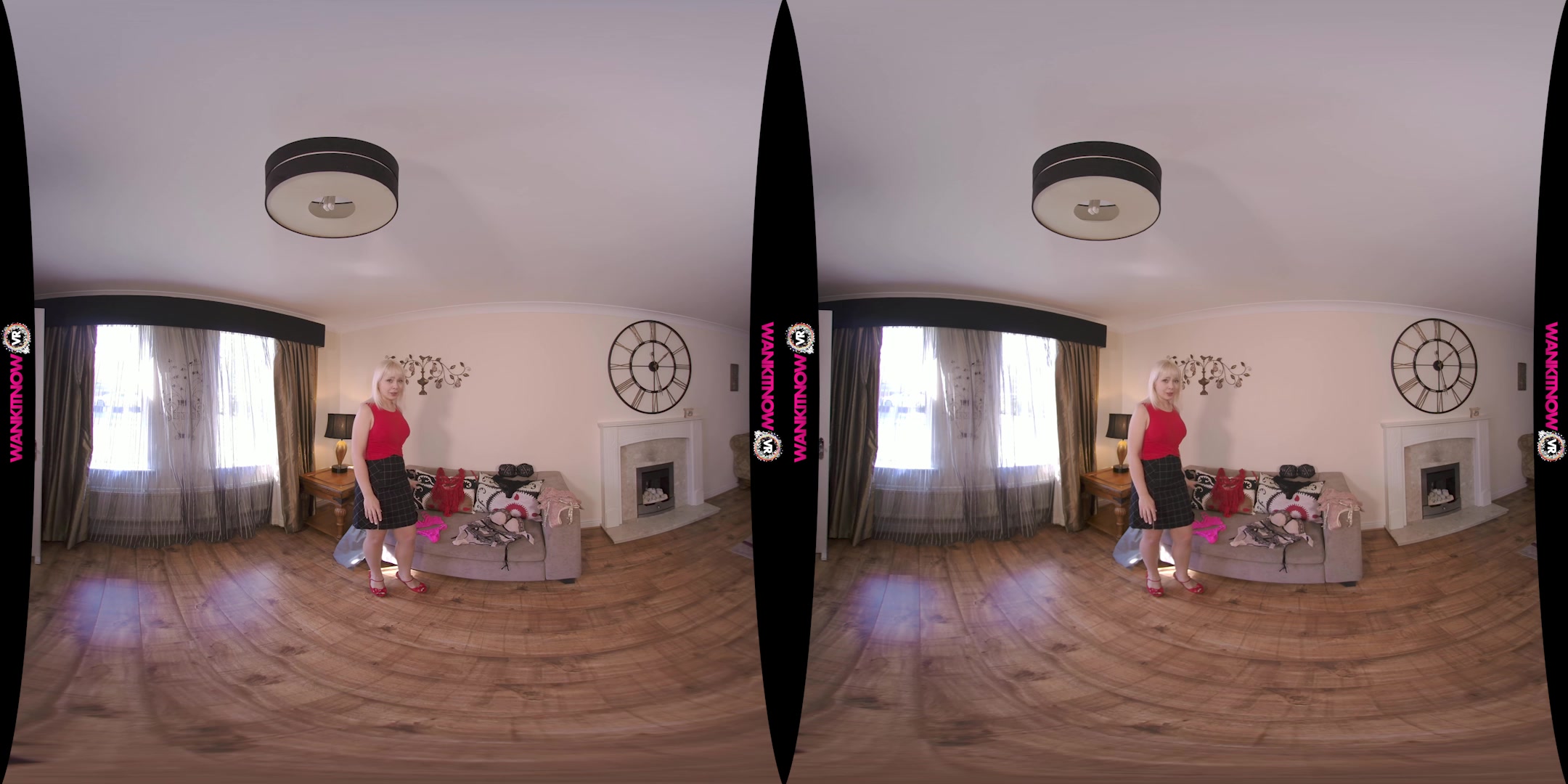 Lingerie Taster featuring Cherry English - WankitNowVR