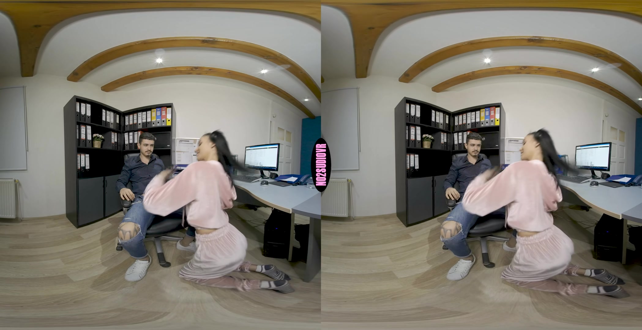 At the Office - Hot Massage - No2StudioVR