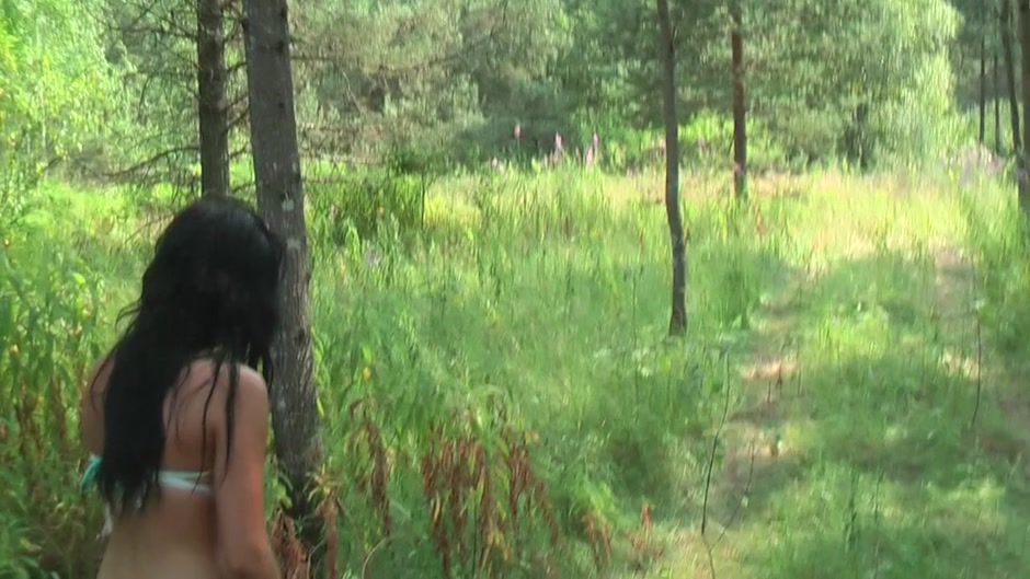 Agnes & Bella & Eniko & Julia Taylor in outdoor sex scene with a sexy student 18+ girl