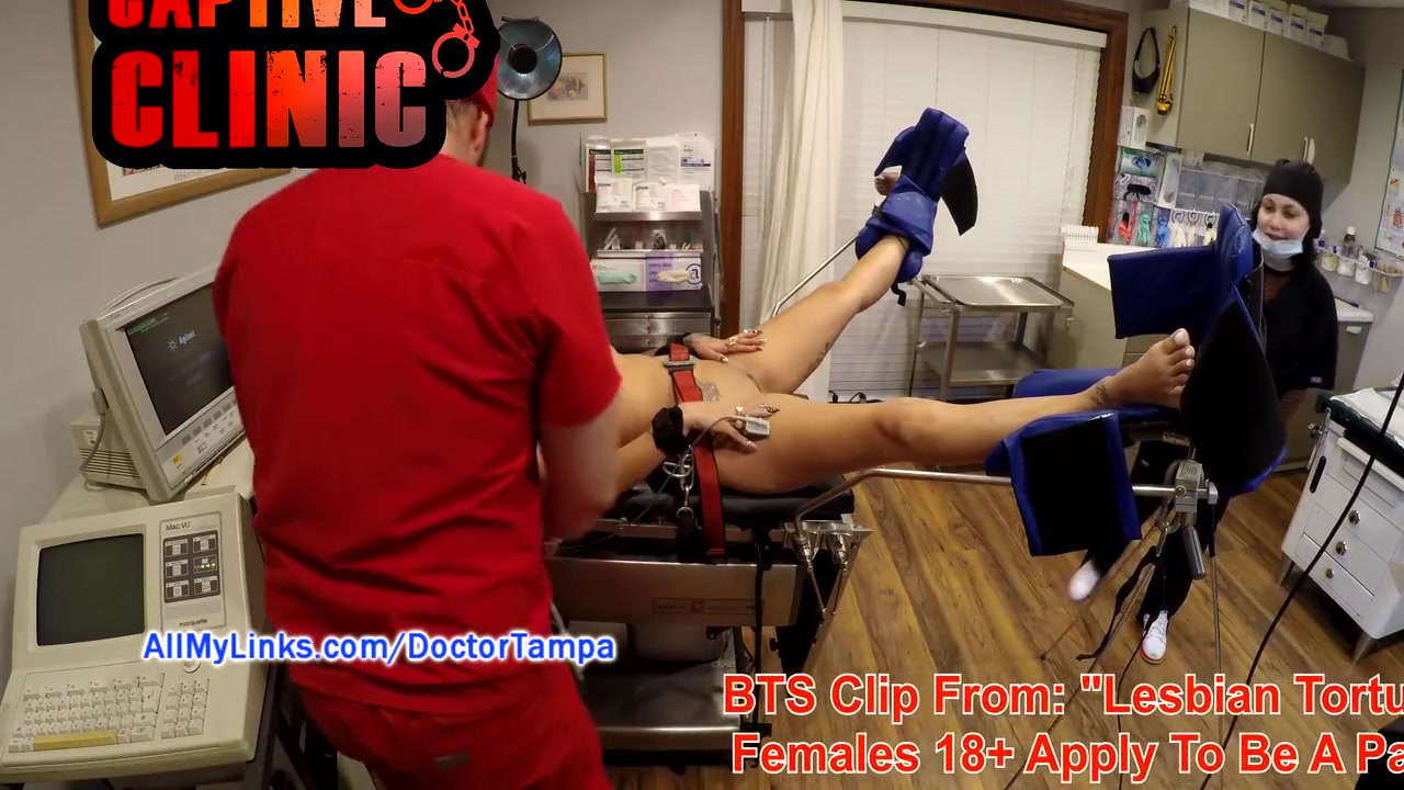 Stefania Mafra In Behind The Scenes From Lesbian Tort Clinics, Pre Scene Discussions, Watch Film At Captivecliniccom