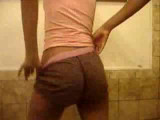 Big seductive butt captured on my