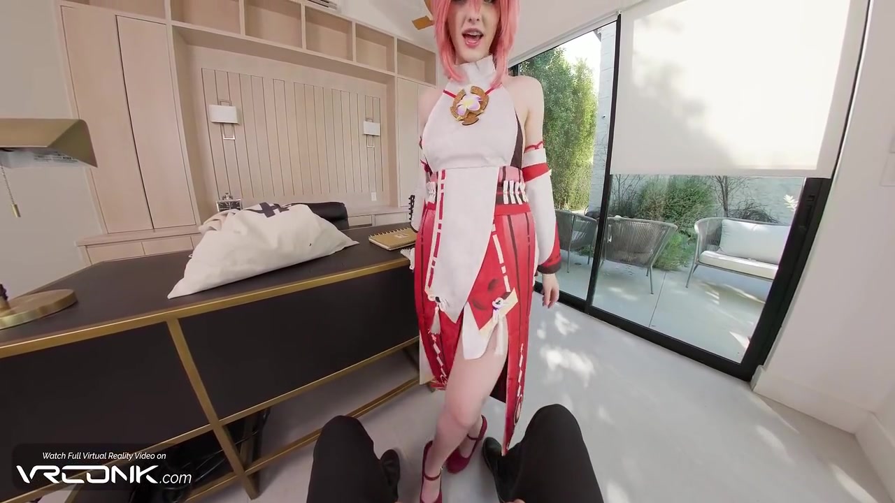 Genshin Impact A Sexy Teen 18+ Cosplay Parody Pt3 With In Hd Porn - Melody Marks And Yae Miko