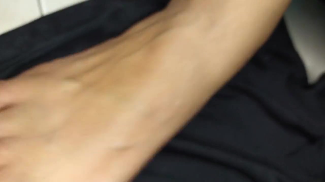 Close Up To My Dirty Feet My Ass Hole And Pussy Playing With Tits