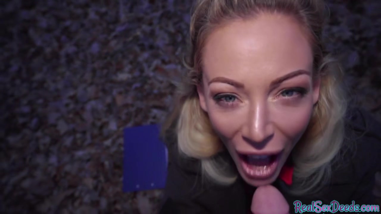 Pulled aussie babe publicly pickedup before outdoor blowjob